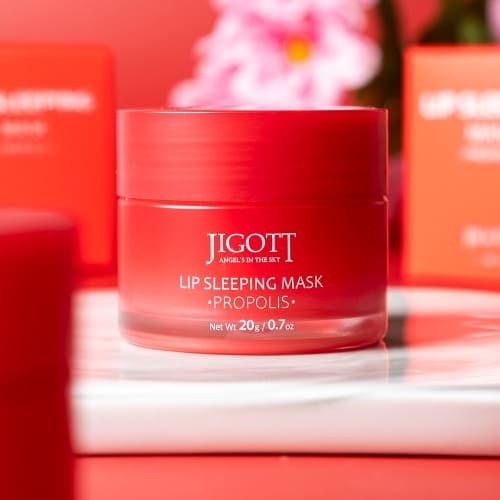 Jigott Lip Sleeping Mask — Overnight Lip Moisture Treatment with Berry Extract — Wholesale K-Beauty