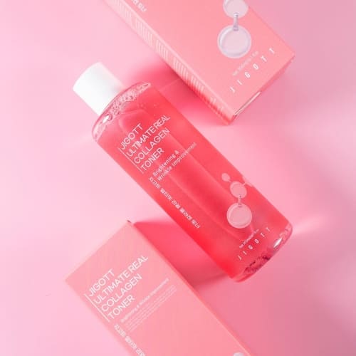 Jigott Ultimate Real Collagen Toner — Firming + Brightening — Hydrolyzed Collagen & Niacinamide — Wholesale K-Beauty