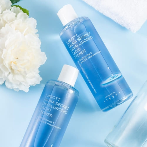 Jigott Daily Fresh Hyaluronic Acid Toner — Deep Hydration + Skin Elasticity — 10,000 ppm Sodium Hyaluronate — Wholesale K-Beauty