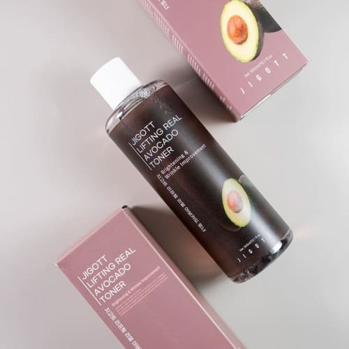 Jigott Daily Fresh Real Avocado Toner — Nourishing + Firming — Avocado Fruit Extract & Niacinamide — Wholesale K-Beauty