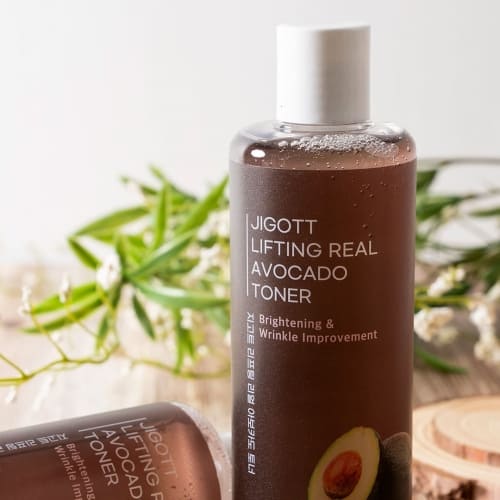 Jigott Daily Fresh Real Avocado Toner — Nourishing + Firming — Avocado Fruit Extract & Niacinamide — Wholesale K-Beauty