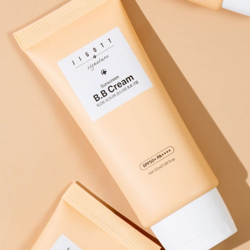 Jigott UV Perfect Sun BB Cream – SPF50+ PA+++ Tinted Sunscreen with Coverage | Wholesale K-Beauty