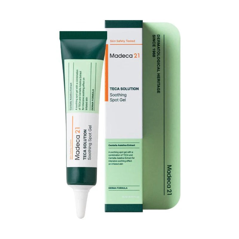 MADECA21 TECA Solution Soothing Spot Gel 15ml – Rapid Calming Spot Care with TECA & Centella | Wholesale K-Beauty