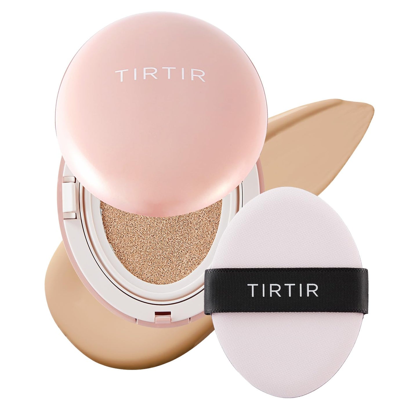 TIRTIR Pink Cushion Foundation - Full Coverage + Matte Finish + Long Wear - Wholesale K-Beauty