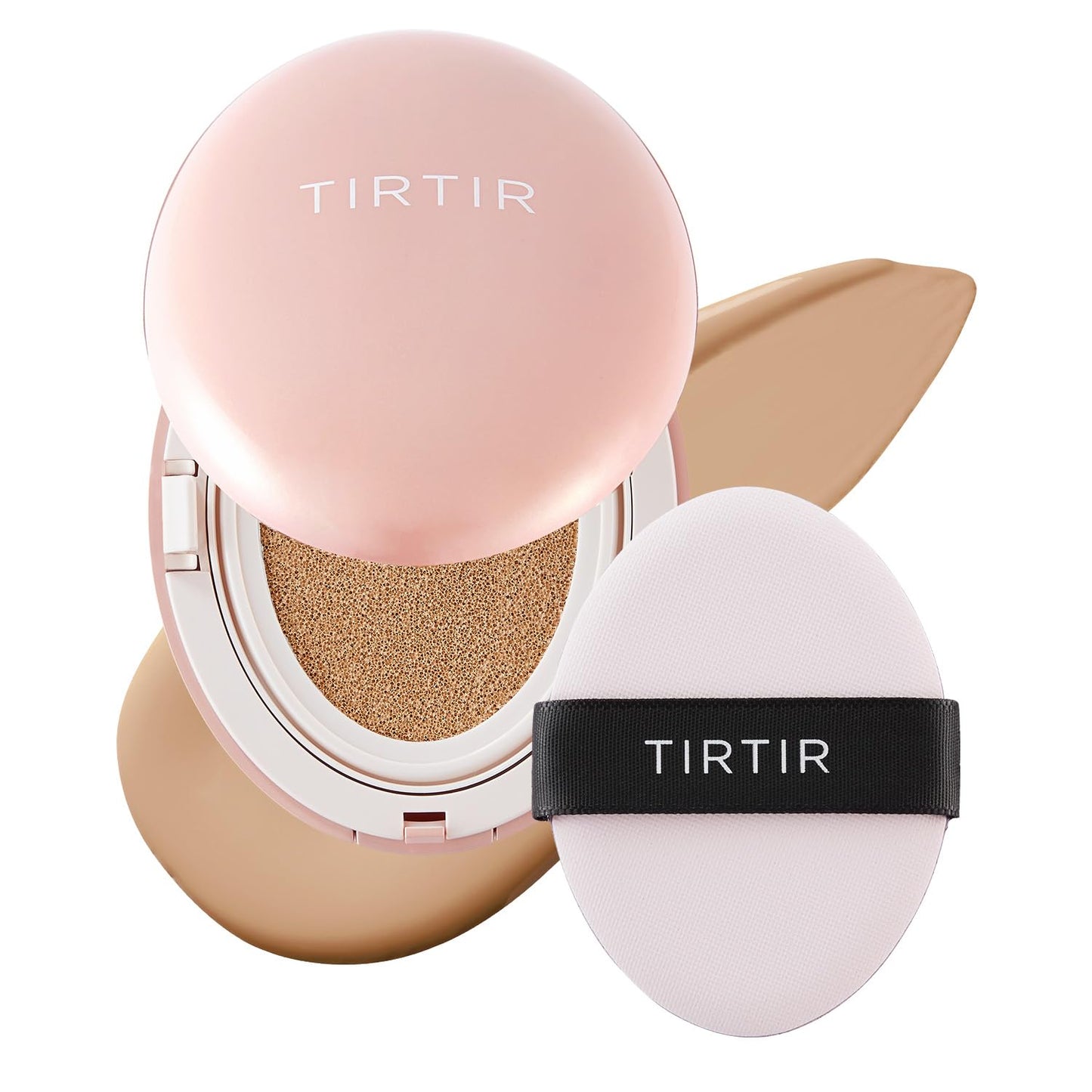 TIRTIR Pink Cushion Foundation - Full Coverage + Matte Finish + Long Wear - Wholesale K-Beauty