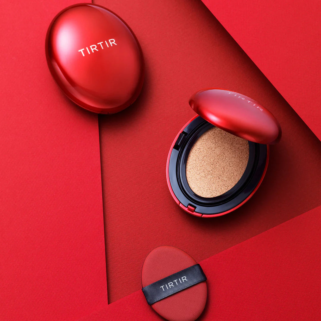 TIRTIR Mask Fit Red Cushion Foundation, Long-Lasting Radiant Coverage - Wholesale K-Beauty