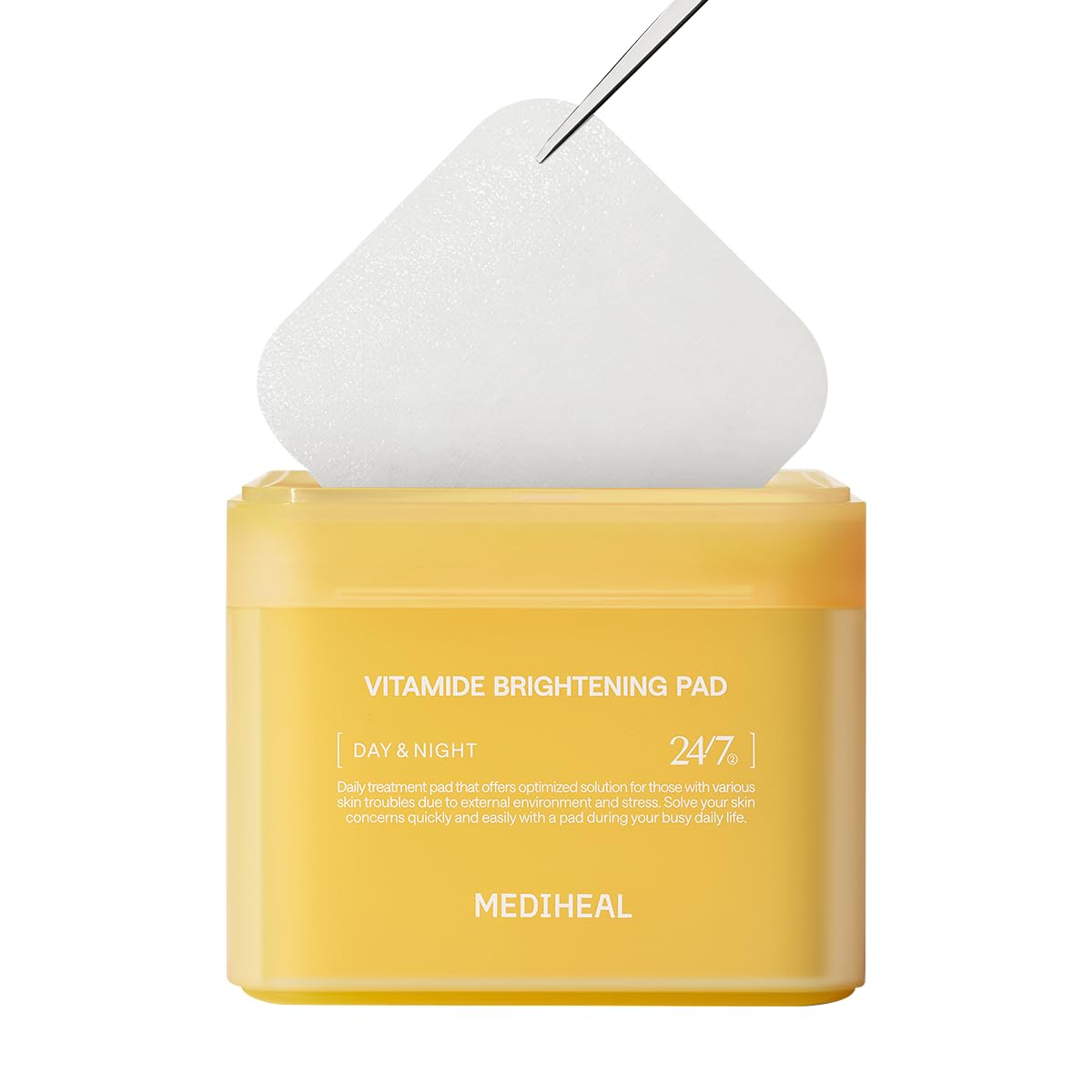 Mediheal Vitamide Brightening Toner Pad – Vegan Radiance Pads with Niacinamide & Sea Buckthorn | Wholesale K-Beauty