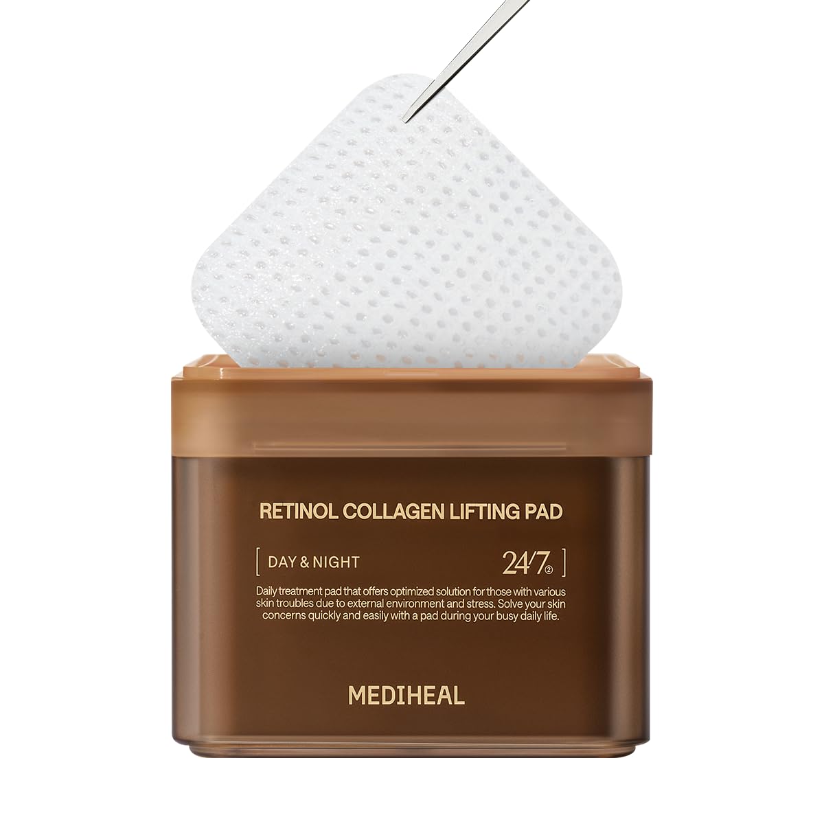 Mediheal Retinol Collagen Lifting Toner Pad – Firming Vegan Pads with Pure Retinol & Dual Collagen | Wholesale K-Beauty