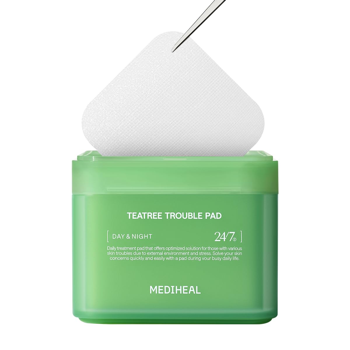 Mediheal Teatree Trouble Toner Pad – Calming & Soothing Vegan Gauze Pads for Acne-Prone Skin | Wholesale K-Beauty