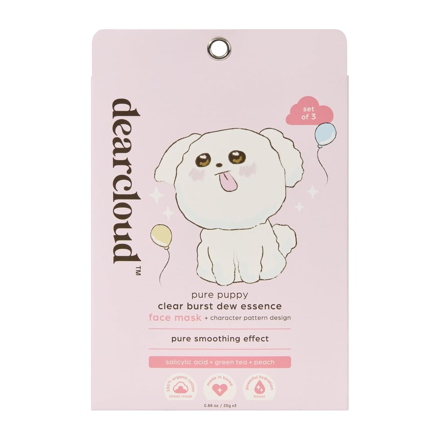 Dearcloud Dew Essence Mask — Vegan, 3 Pack — Wholesale K-Beauty