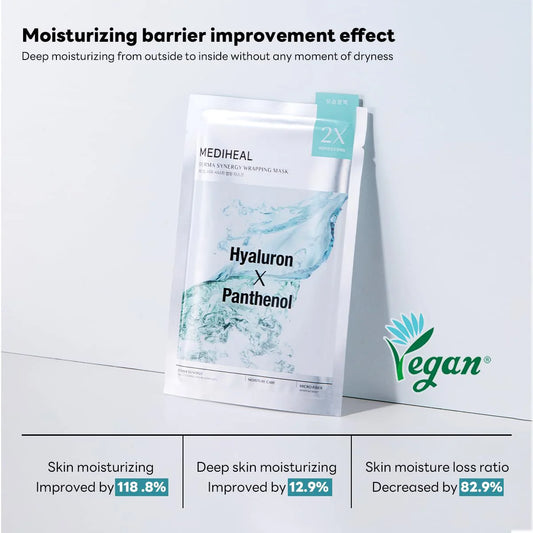 Derma Synergy Wrapping Mask Moisture (Pack of 4) | Wholesale K-Beauty