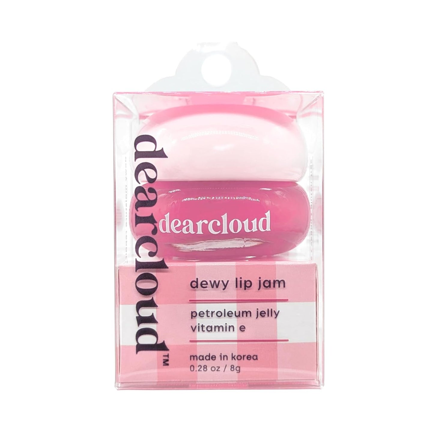 Dearcloud Dewy Lip Jam — Glossy Hydrating Lip Balm with Vitamin E — Wholesale K-Beauty