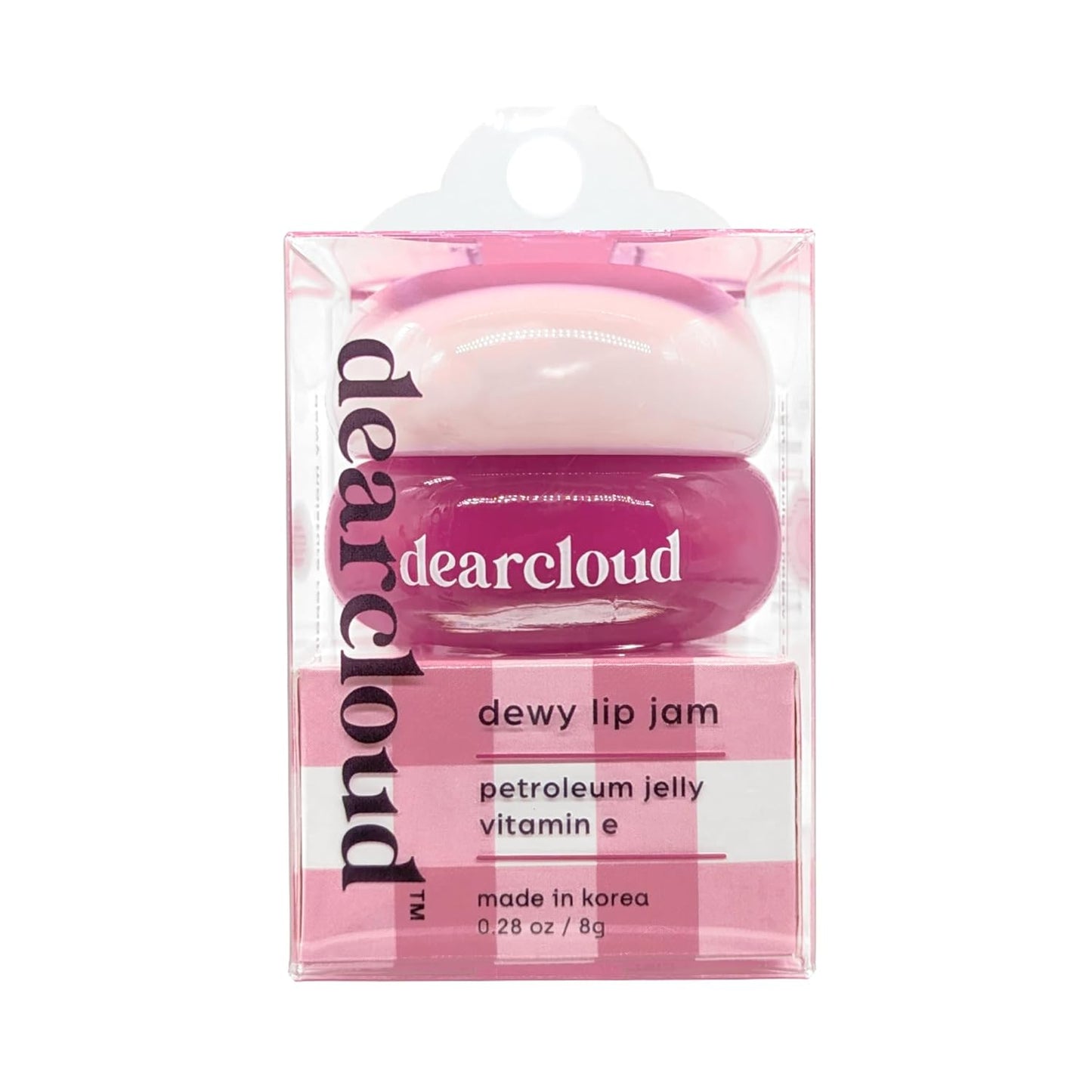 Dearcloud Dewy Lip Jam — Glossy Hydrating Lip Balm with Vitamin E — Wholesale K-Beauty
