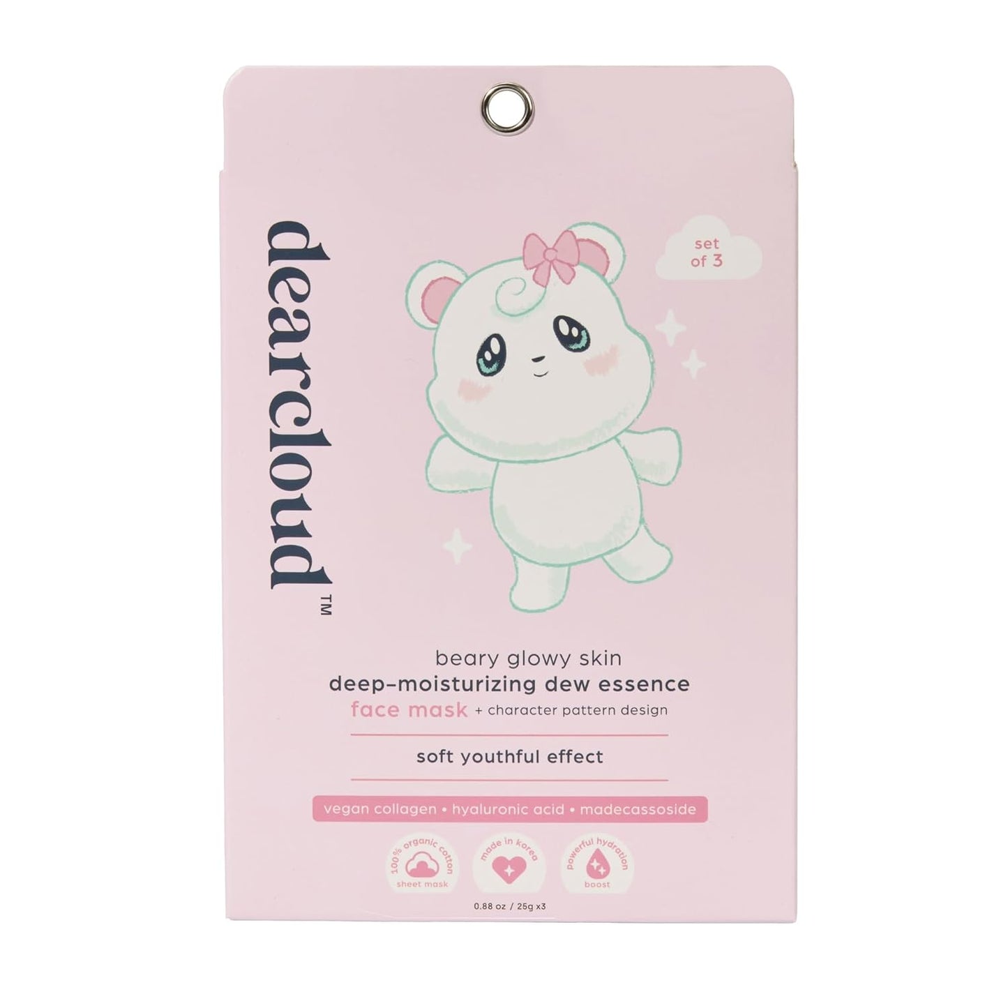 Dearcloud Dew Essence Mask — Vegan, 3 Pack — Wholesale K-Beauty