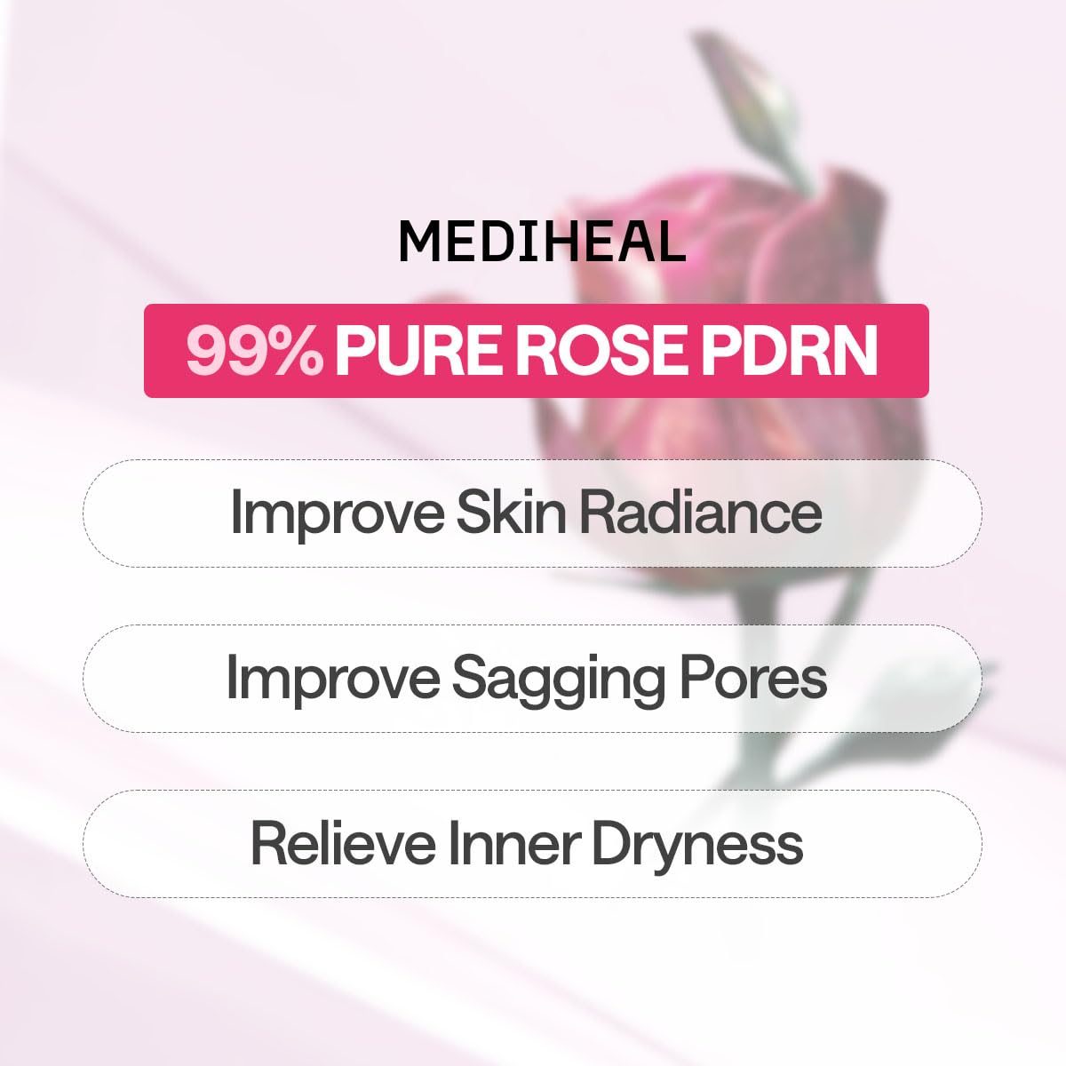 Mediheal Rose PDRN Essential Sheet Mask– 99% Pure White Rose PDRN & Hyaluronic Acid for hydrating – Wholesale K-Beauty (Pack of 10) (Copy)