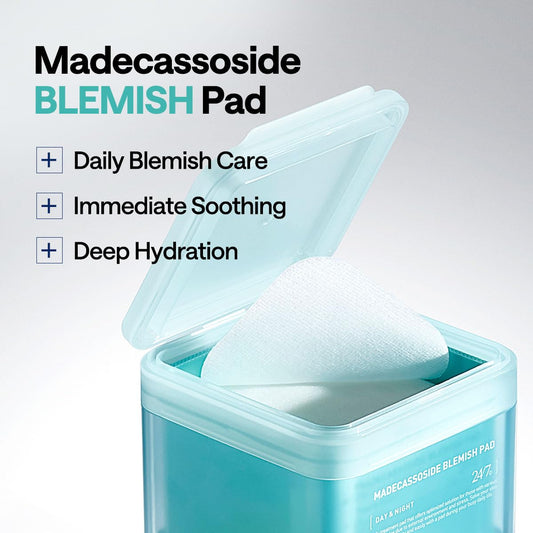 Mediheal Madecassoside Blemish Toner Pad – Calming Vegan Pads with Centella Asiatica for Acne-Prone Skin | Wholesale K-Beauty