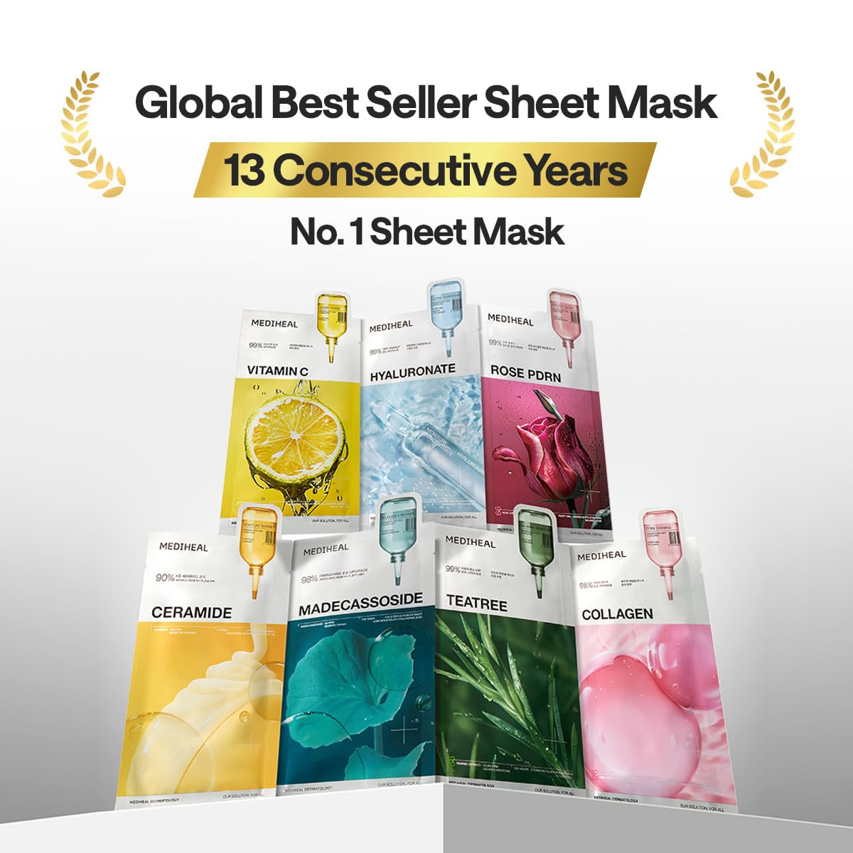 Mediheal Rose PDRN Essential Sheet Mask– 99% Pure White Rose PDRN & Hyaluronic Acid for hydrating – Wholesale K-Beauty (Pack of 10) (Copy)