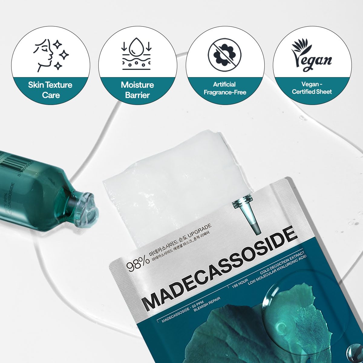 Mediheal Madecassoside Blemish Repair Mask – 98% Cica + Hydration + Soothing – Wholesale K-Beauty (Pack of 10)
