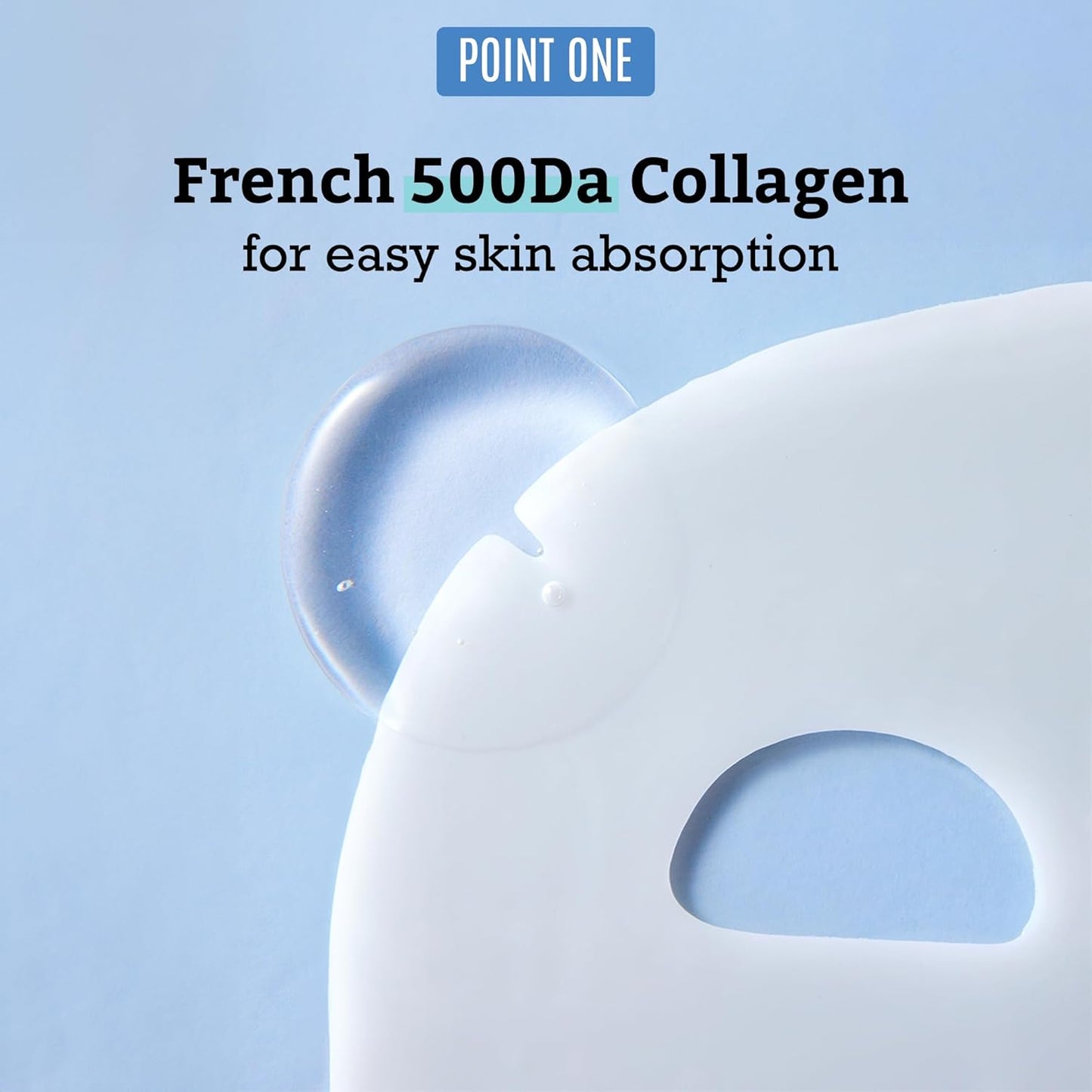 MediAnswer Collagen Mask – French Collagen Sheet Mask for Hydration, Firming, Pore & Calming | Wholesale K-Beauty (Pack of 5)