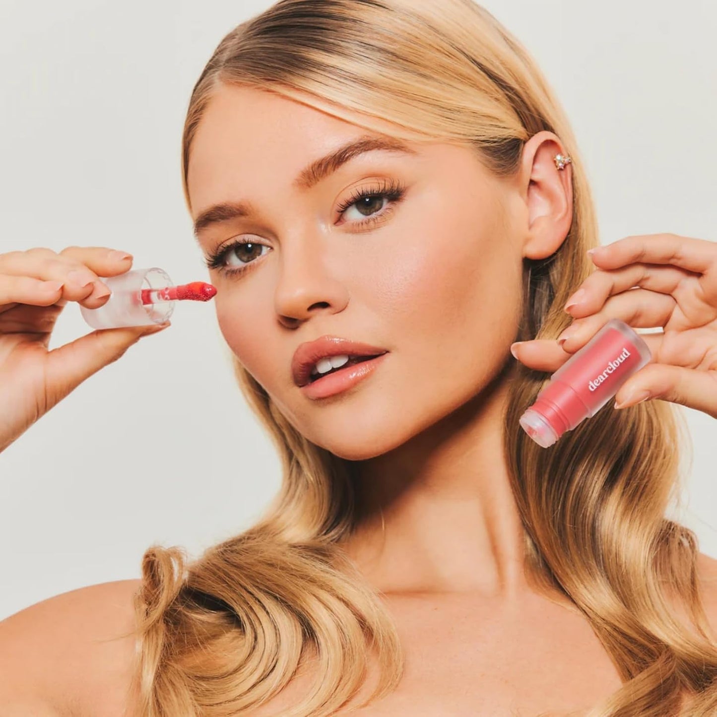 Dearcloud Gentle Crush Serum Blush — Vegan Dewy Liquid Cheek Tint — Wholesale K-Beauty