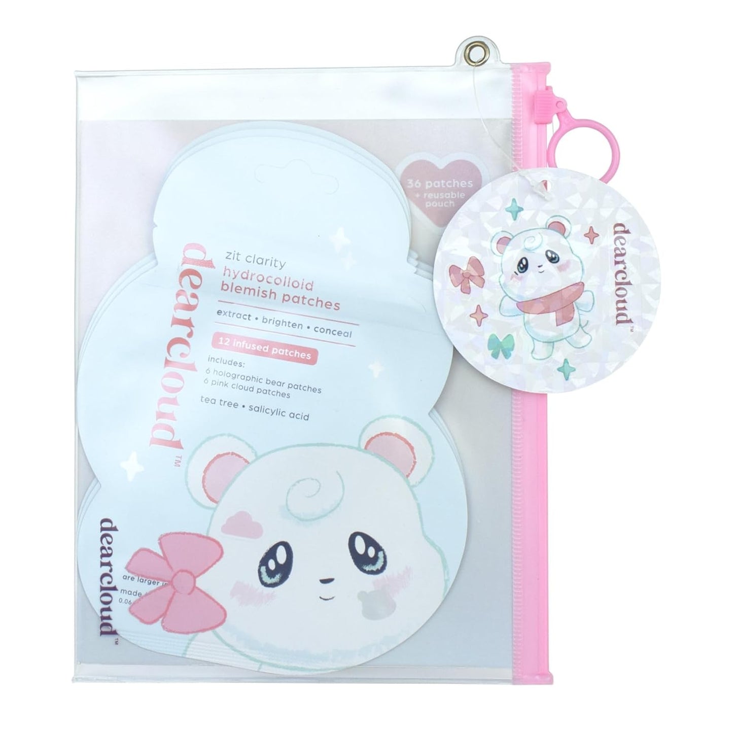 Dearcloud Blemish Patch — Zit Clarity 36ct with Tea Tree + Salicylic Acid — Wholesale K-Beauty