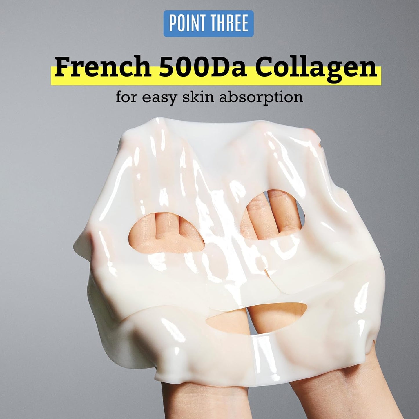 MediAnswer Collagen Mask – French Collagen Sheet Mask for Hydration, Firming, Pore & Calming | Wholesale K-Beauty (Pack of 5)