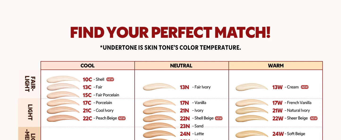 TIRTIR Mask Fit Red Cushion Foundation, Long-Lasting Radiant Coverage - Wholesale K-Beauty