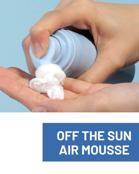 TRTR Off The Sun Air Mousse — Light Bubble Sunscreen with Hydration & Matte Finish — Wholesale K-Beauty