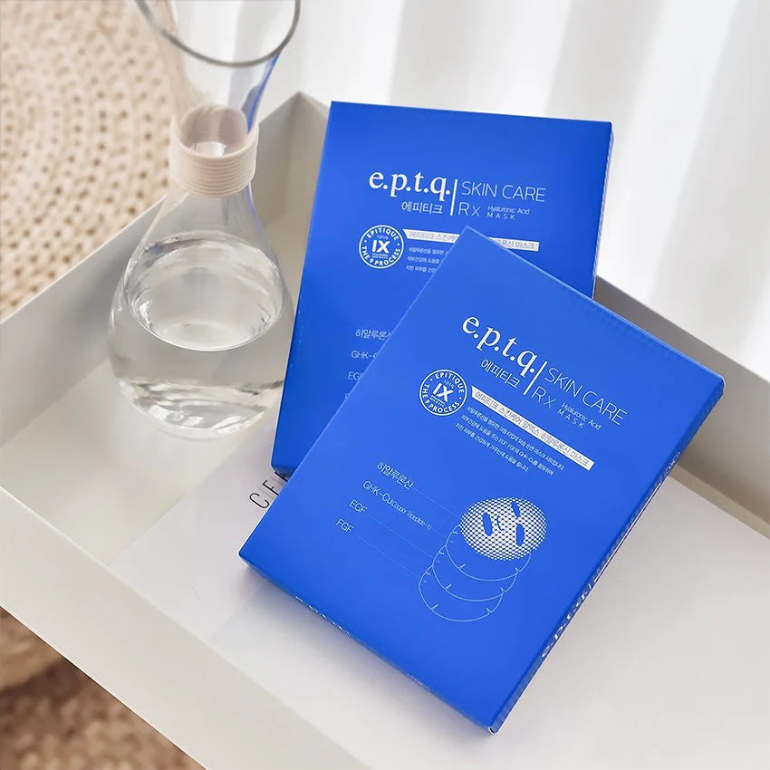 e.p.t.q. Hyaluronic Acid Mask Rx | Post-Procedure Recovery (5ea/Box)