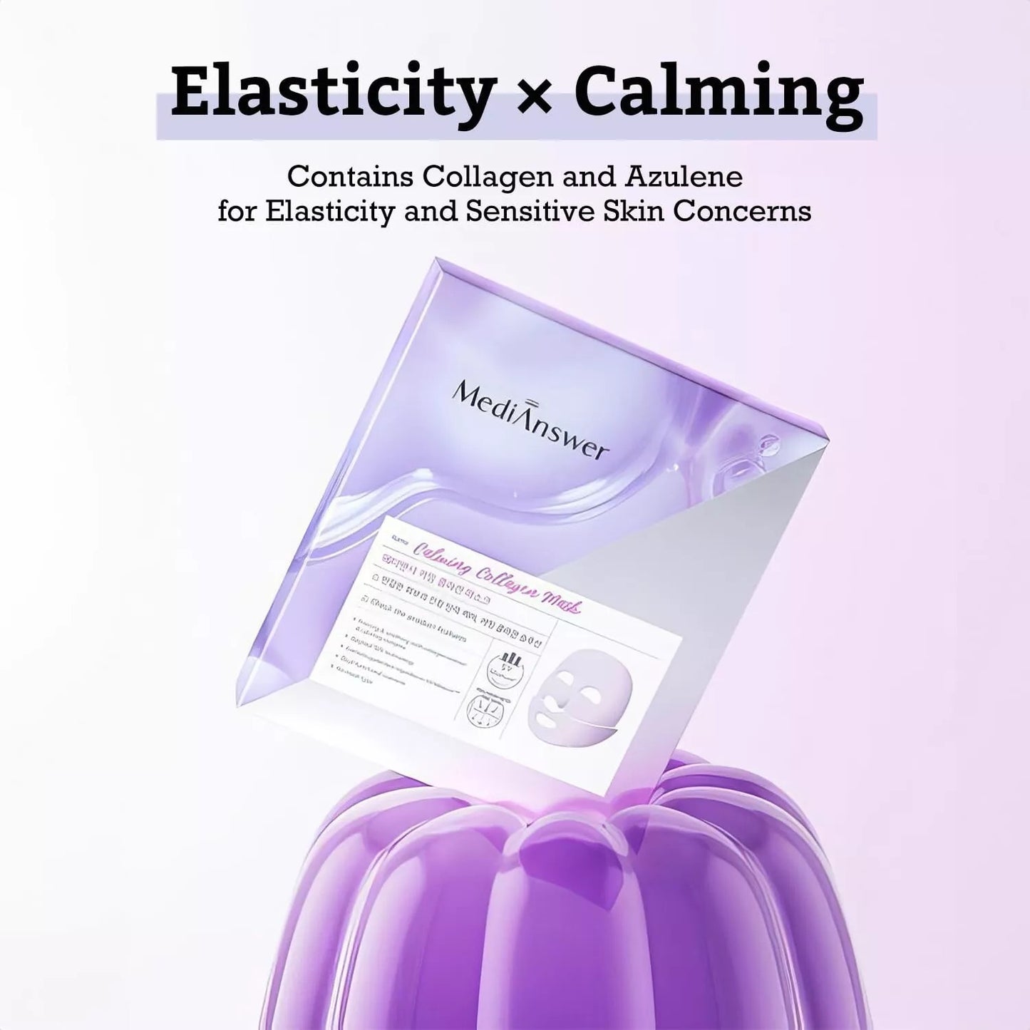 MediAnswer Collagen Mask – French Collagen Sheet Mask for Hydration, Firming, Pore & Calming | Wholesale K-Beauty (Pack of 5)