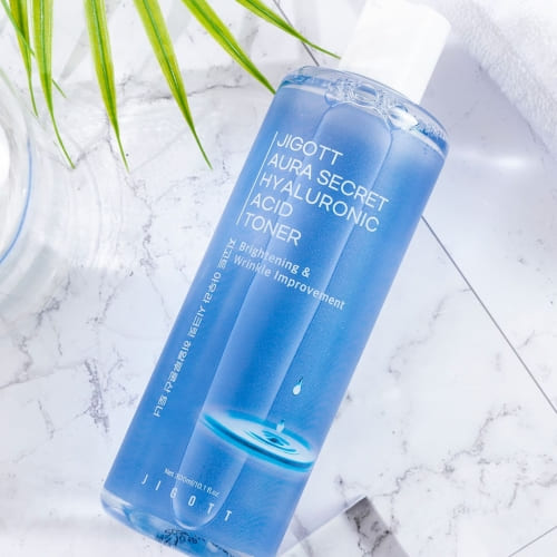 Jigott Daily Fresh Hyaluronic Acid Toner — Deep Hydration + Skin Elasticity — 10,000 ppm Sodium Hyaluronate — Wholesale K-Beauty