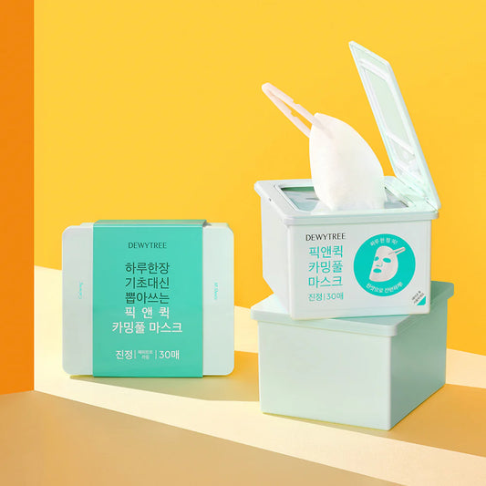 DEWYTREE Pick and Quick Calming Full Mask Sheet - 30 Sheets | Wholesale K-Beauty