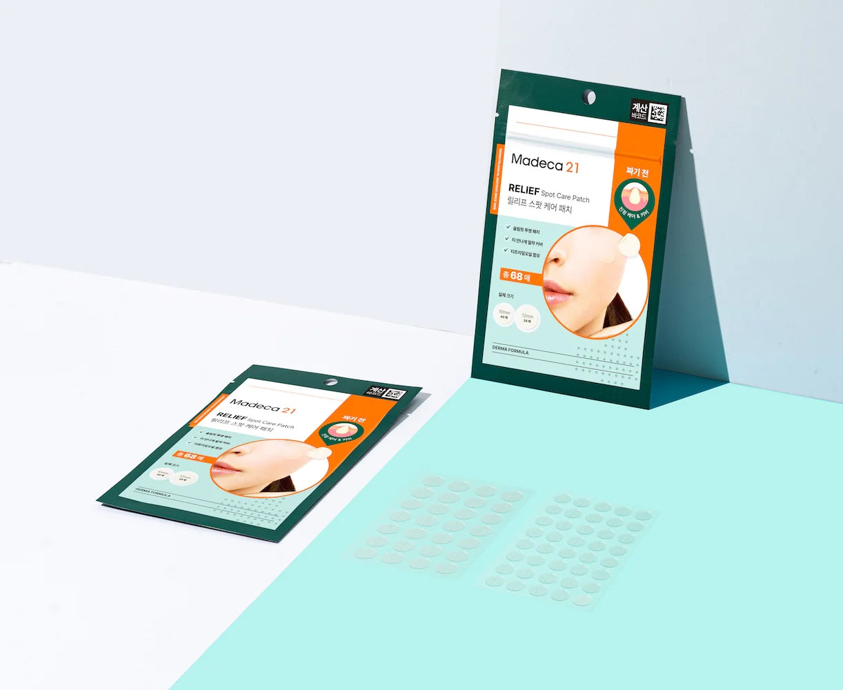 Madeca21 Relief Spot Care Patch 68EA – Invisible Acne Patch with Tea Tree | Wholesale K-Beauty