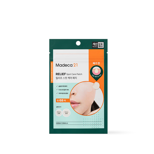 Madeca21 Relief Spot Care Patch 68EA – Invisible Acne Patch with Tea Tree | Wholesale K-Beauty