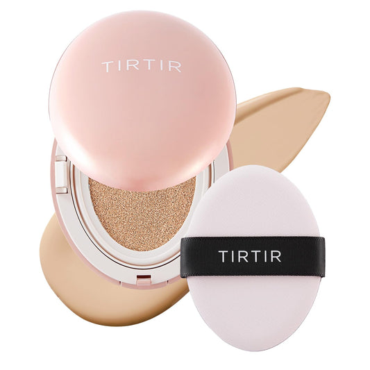 TIRTIR Pink Cushion Foundation - Full Coverage + Matte Finish + Long Wear - Wholesale K-Beauty