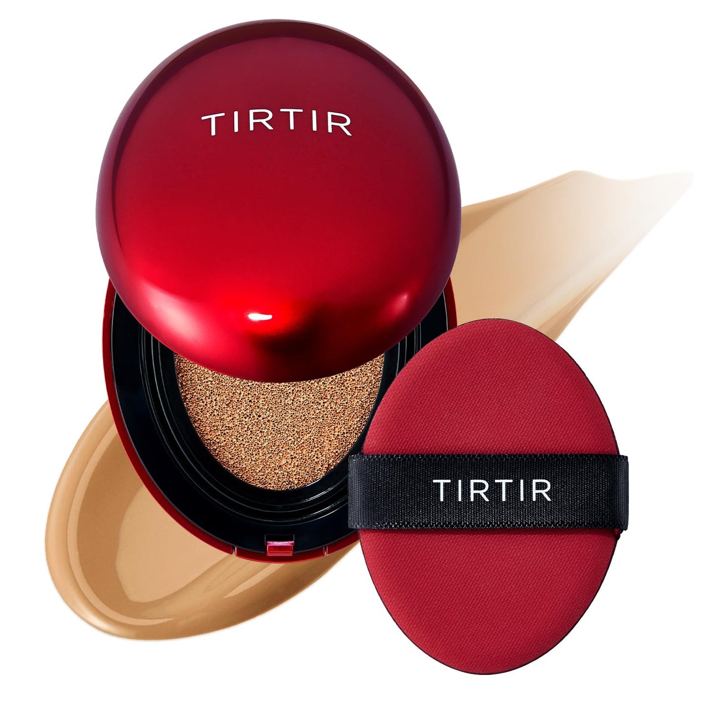 TIRTIR Mask Fit Red Cushion Foundation (Full size), Long-Lasting Radiant Coverage - Wholesale K-Beauty
