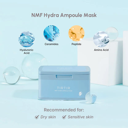 TIRTIR NMF Hydra Ampoule Mask - 30 Sheets | Wholesale K-Beauty