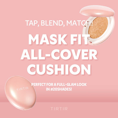 TIRTIR Pink Cushion Foundation - Full Coverage + Matte Finish + Long Wear - Wholesale K-Beauty