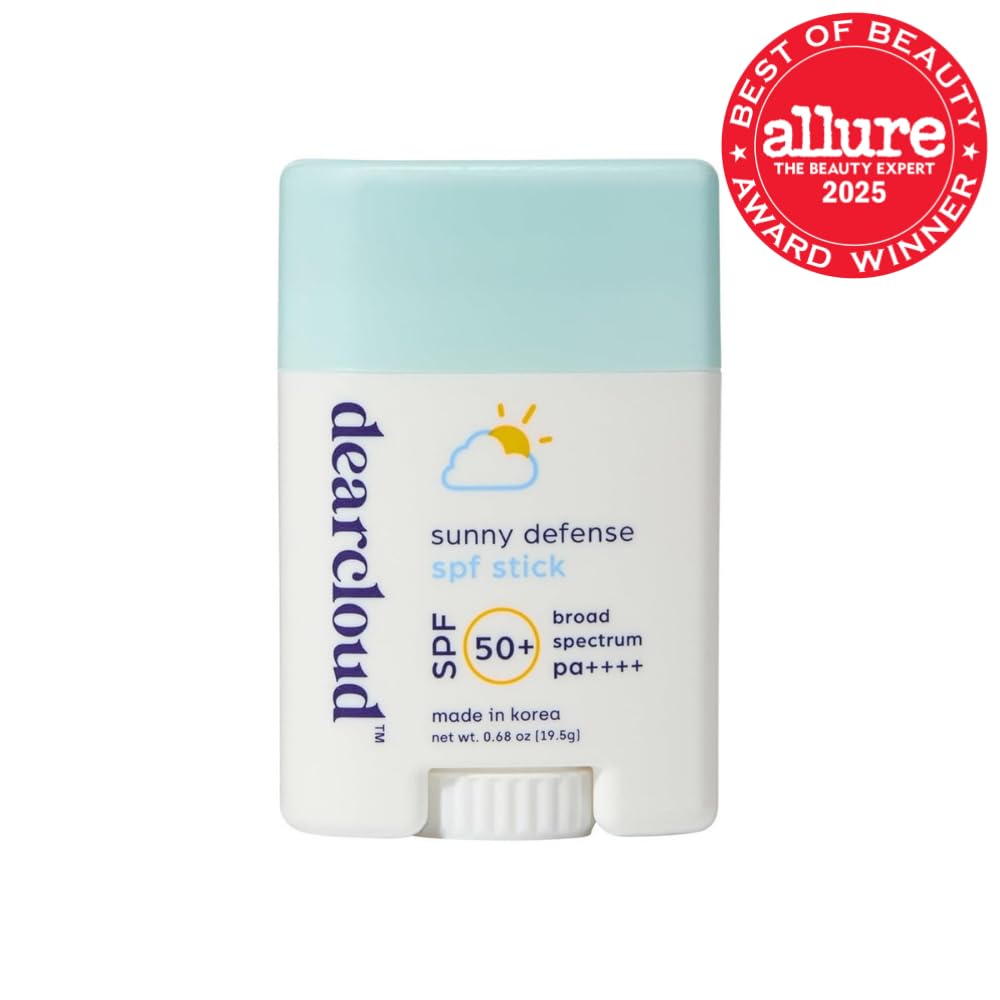 dearcloud – Sunny Defense Sunscreen Stick SPF 50+ PA++++ – Vegan Korean Face Sunscreen with Hyaluronic Acid & Cica – Travel Size – Wholesale K-Beauty