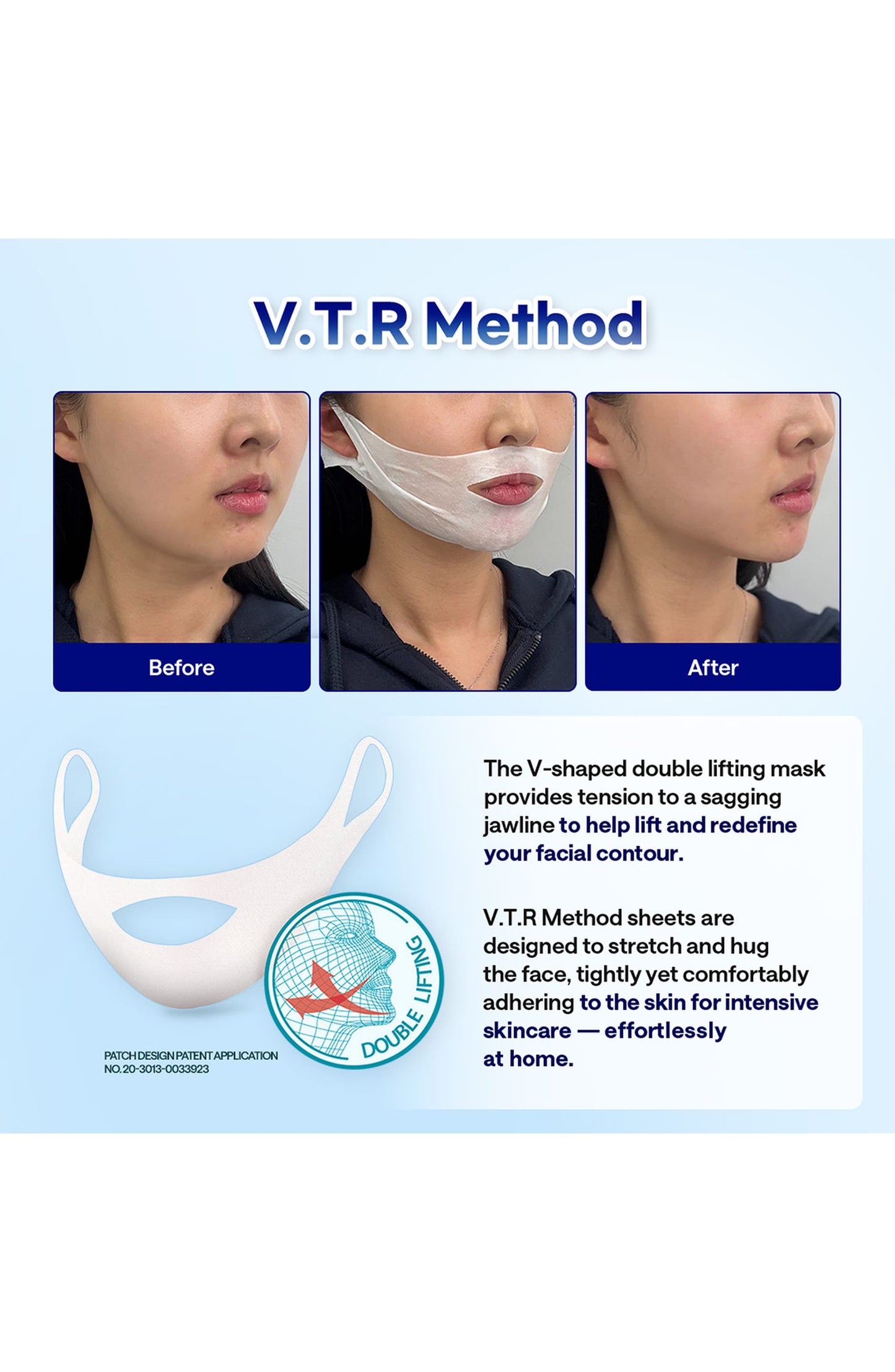 Mediheal V.T.R Stretching Patch (Pack of 4) - Face Skin Firming Band Mask Sheet | Wholesale K-Beauty