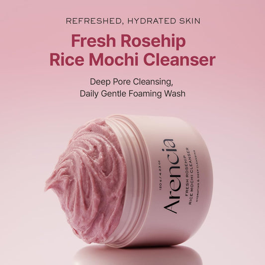 Arencia Fresh Rosehip Rice Mochi Cleanser 4.23oz | Wholsale K-Beauty