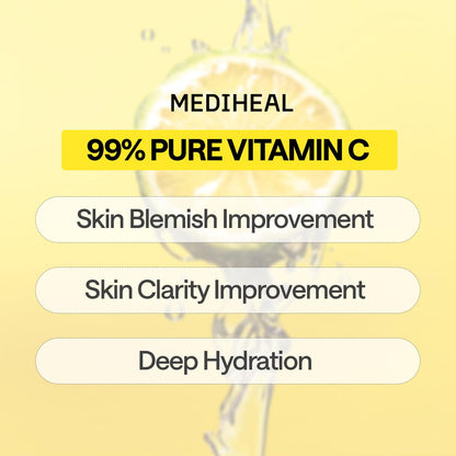 Mediheal Vita Essential Mask – Vitamin C Brightening & Revitalizing Sheet Mask – Wholesale K-Beauty (Pack of 10)