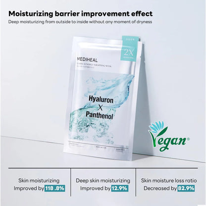 Derma Synergy Wrapping Mask Moisture (Pack of 4) | Wholesale K-Beauty