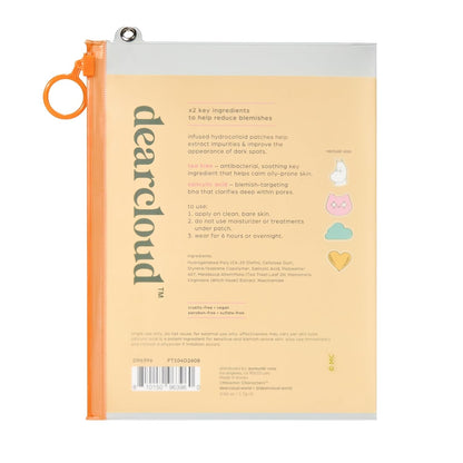 Dearcloud x Moomin Blemish Patch — 36ct Acne Spot Treatment with Salicylic Acid — Wholesale K-Beauty