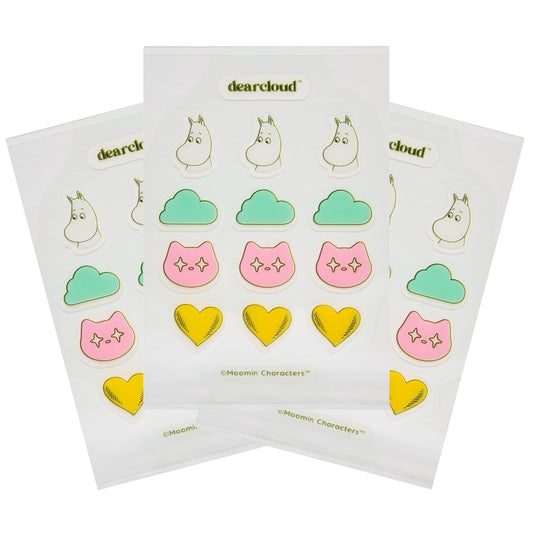 Dearcloud x Moomin Blemish Patch — 36ct Acne Spot Treatment with Salicylic Acid — Wholesale K-Beauty