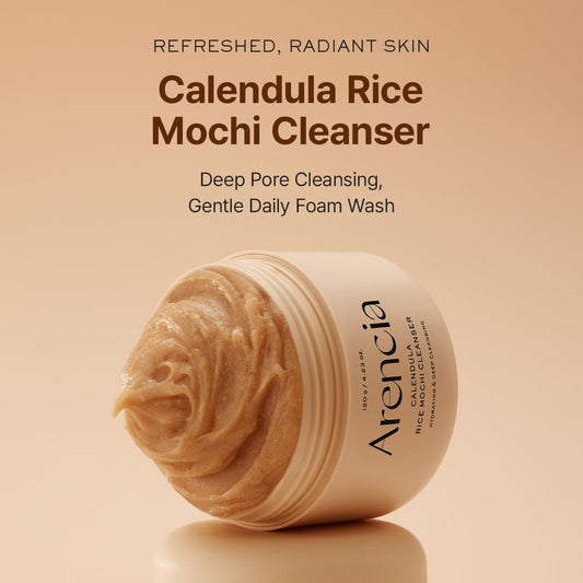 Arencia Calendula Rice Mochi Cleanser 4.23oz | Wholsale K-Beauty