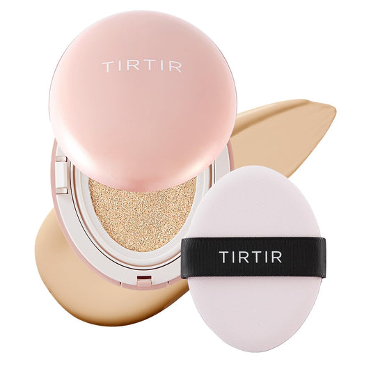 TIRTIR Pink Cushion Foundation - Full Coverage + Matte Finish + Long Wear - Wholesale K-Beauty