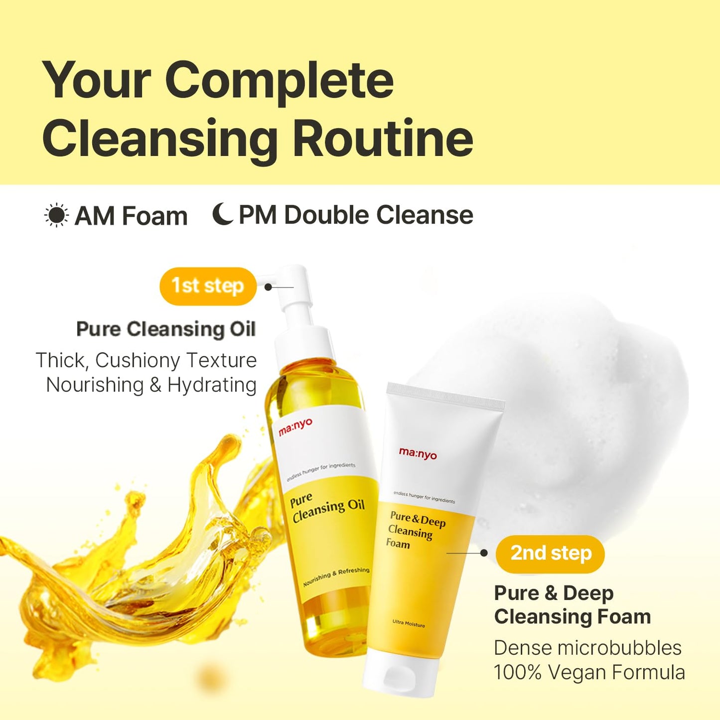MANYO Pure & Deep Cleansing Foam (200mL) | Wholesale K-Beauty