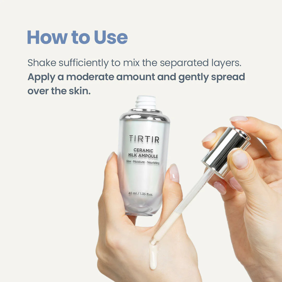 TIRTIR Ceramic Milk Ampoule (40mL) | Wholesale K-Beauty