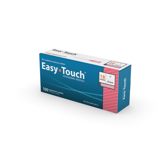 EasyTouch® Hypodermic Needle | Sterile Thin-Wall (100/Box)